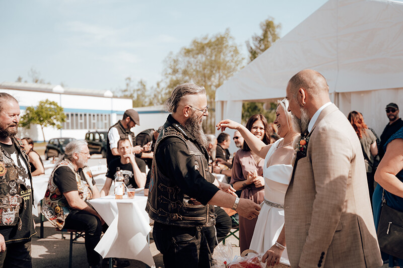 Wedding - Glückwünsche an das Brautpaar - Festgehalten von Niklas Gerdes